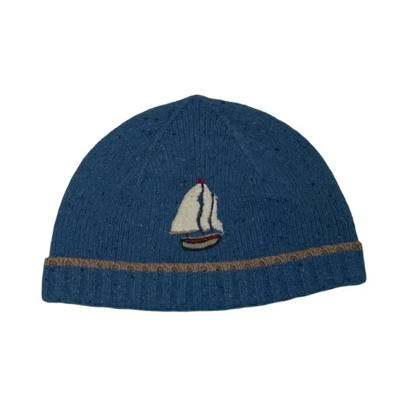 Janie and Jack Seafaring Style Sweater, Button-down shirt and Hat 3T