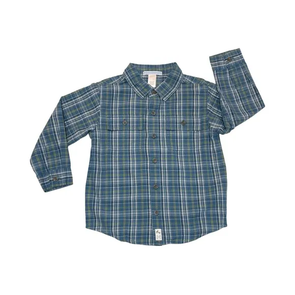 Janie and Jack Seafaring Style Sweater, Button-down shirt and Hat 3T