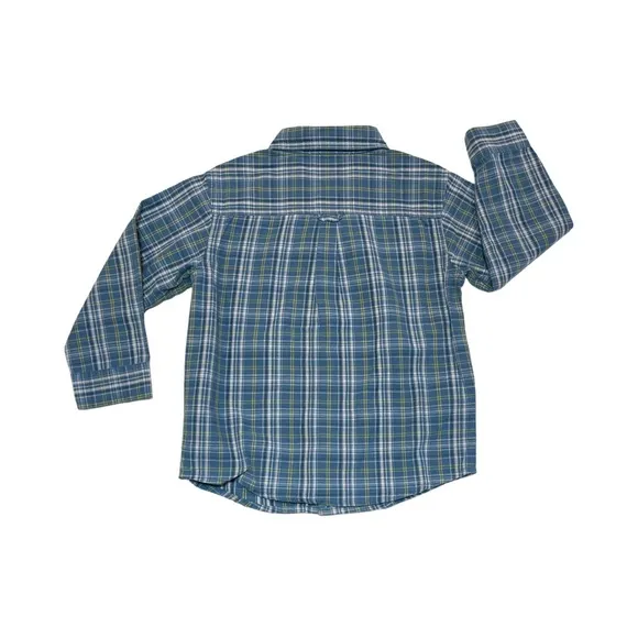 Janie and Jack Seafaring Style Sweater, Button-down shirt and Hat 3T