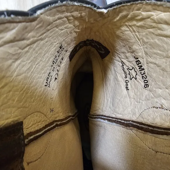 J.B.Dillon Western Boots, Size US 10.5