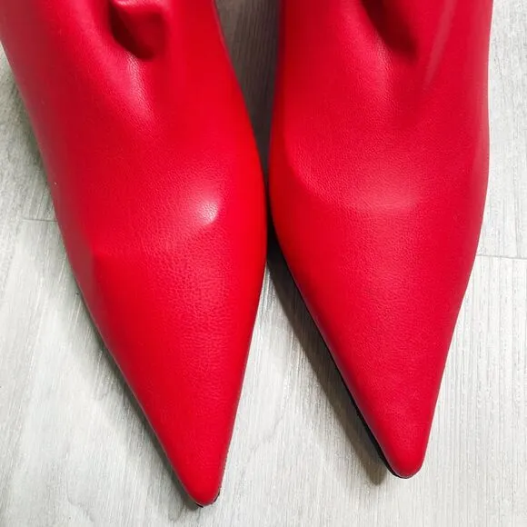 Jeffrey Campbell Pantalones Boots Red