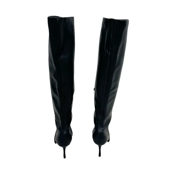 Jeffrey Campbell  Square Toe‎ Knee high leather boots Size 9