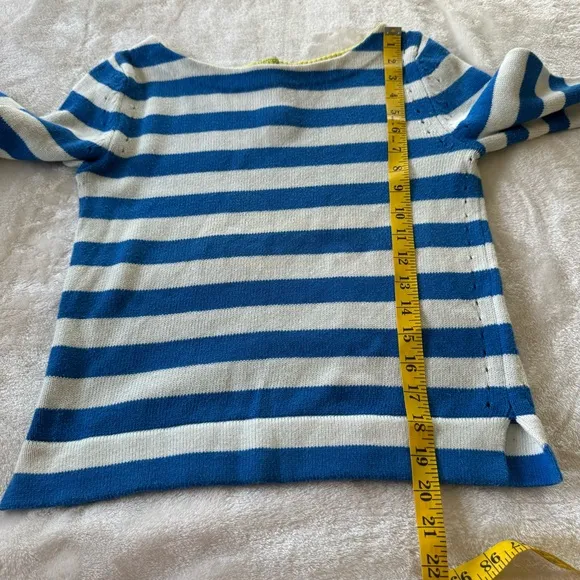 Jen's Pirate Booty Striped Nautical Crop Sweater