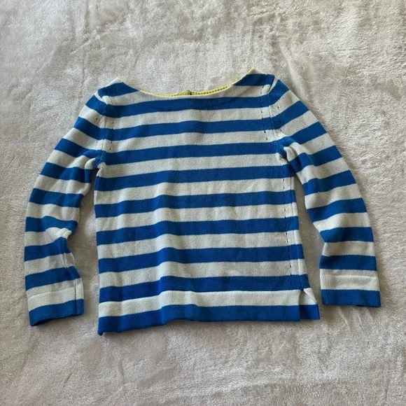 Jen's Pirate Booty Striped Nautical Crop Sweater