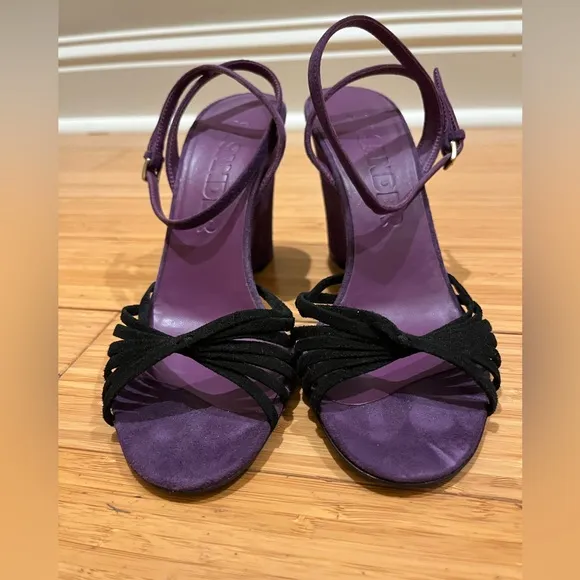 Jil Sander Women’s Suede Wedge Heel Shoes Size 36