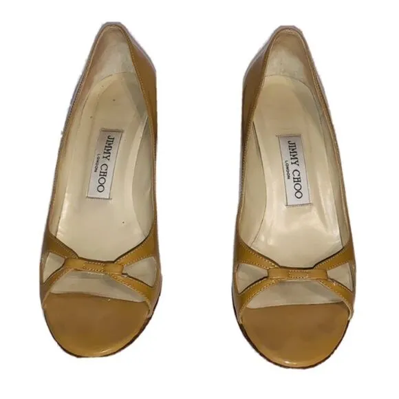 Jimmy Choo open toe pumps size 38