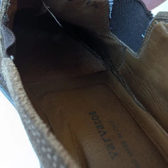 John Varvatos Brown Loafers with Suede Material and Slip-On Design