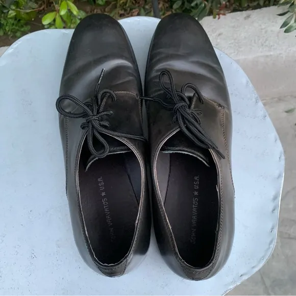 John Varvatos Classic Leather Derby Shoes Men’s 10