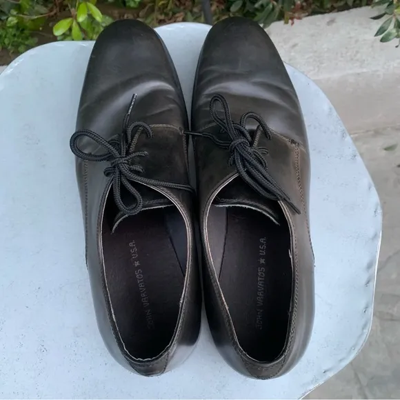 John Varvatos Classic Leather Derby Shoes Men’s 10