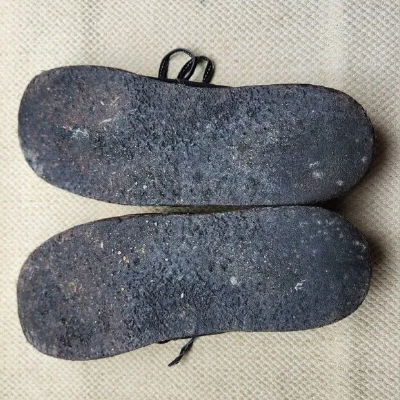 John Varvatos Italy Mens Split Toe Dress Shoes Size 9.5 Dark Grey Gray Suede