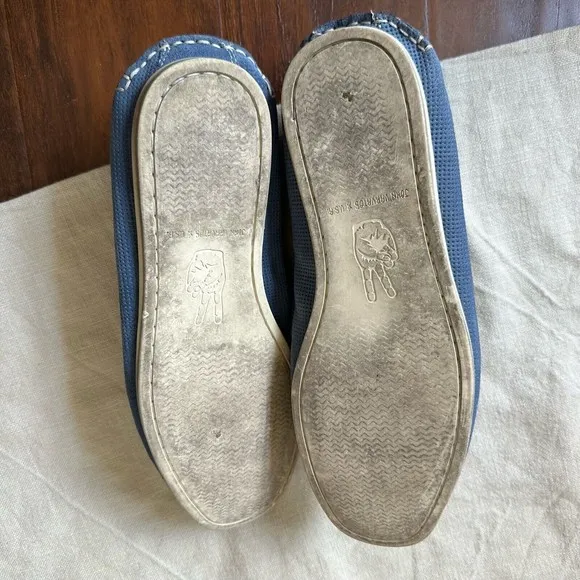 JOHN VARVATOS Star USA Schooner Boat Shoe Laceless in Stream
