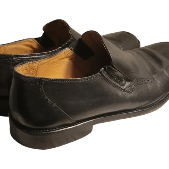Johnston And Murphy Men's Stockton Venetian Dress Shoes Size 12 Handcrafted Made