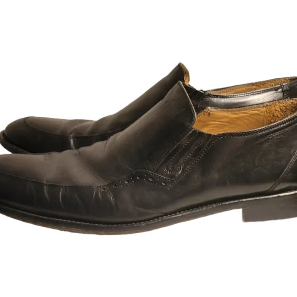 Johnston And Murphy Men's Stockton Venetian Dress Shoes Size 12 Handcrafted Made