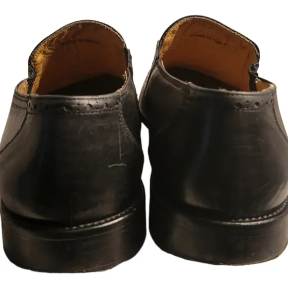 Johnston And Murphy Men's Stockton Venetian Dress Shoes Size 12 Handcrafted Made
