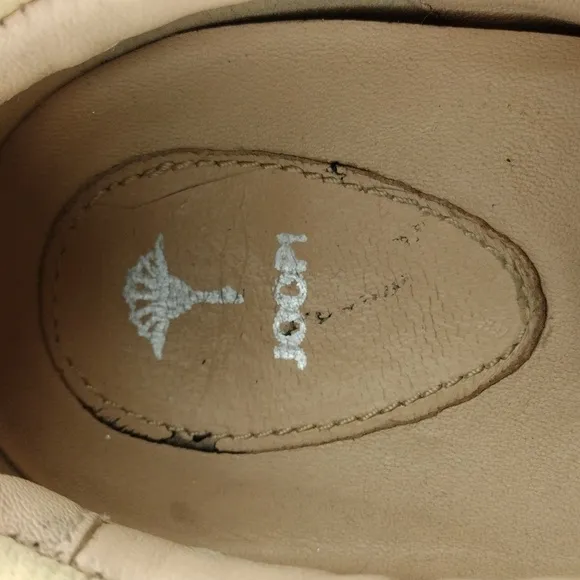 JOOP! Silver Metallic Gray Leather Upper Almond Toe Low Top Lace Up Sneaker