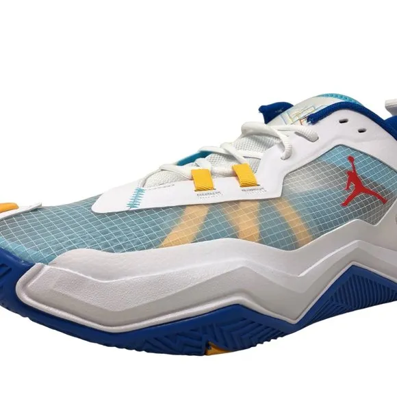 Jordan One Take 4 Mens Basketball Shoes White/Lagoon Pulse DO7193 164