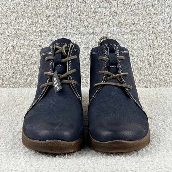 Josef Seibel Boots Womens 39/US 8-8.5 Ocean Blue Conny 56 Sherpa Lined Comfort