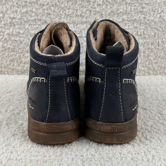 Josef Seibel Boots Womens 39/US 8-8.5 Ocean Blue Conny 56 Sherpa Lined Comfort