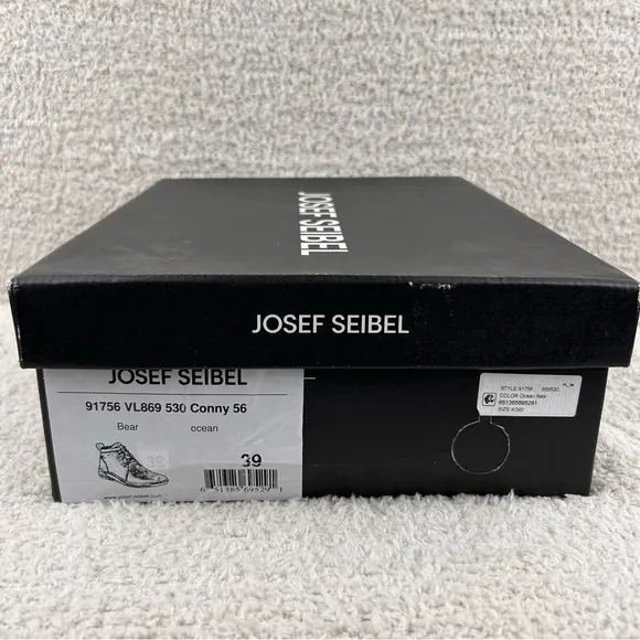 Josef Seibel Boots Womens 39/US 8-8.5 Ocean Blue Conny 56 Sherpa Lined Comfort