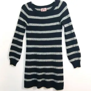 Juicy Couture Cashmere Wool striped sweater dress