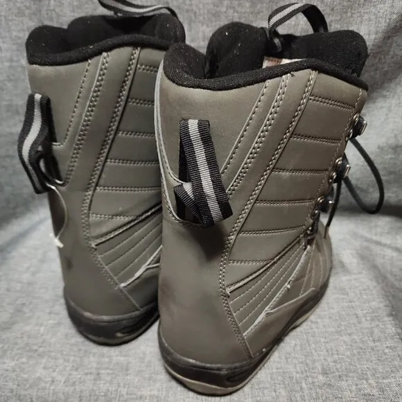 Junior Size 6 BFD Gray 100gm Thinsulate Snowboard Boots