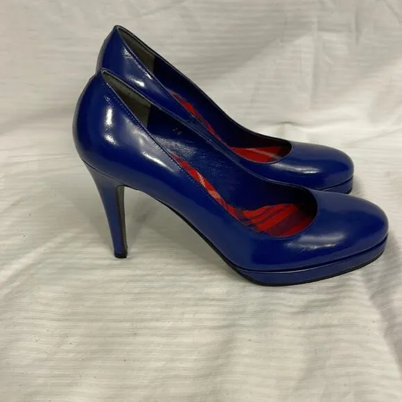 JUNYA WATANABE  Comme des Garcons Pump Heels Shoes Royal Blue  Size 7