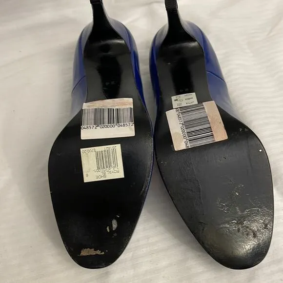 JUNYA WATANABE  Comme des Garcons Pump Heels Shoes Royal Blue  Size 7
