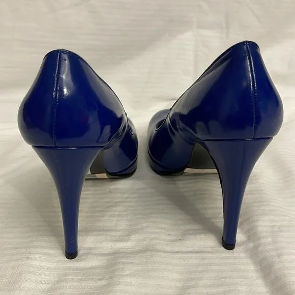 JUNYA WATANABE  Comme des Garcons Pump Heels Shoes Royal Blue  Size 7