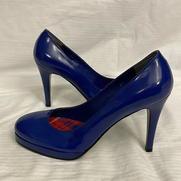 JUNYA WATANABE  Comme des Garcons Pump Heels Shoes Royal Blue  Size 7