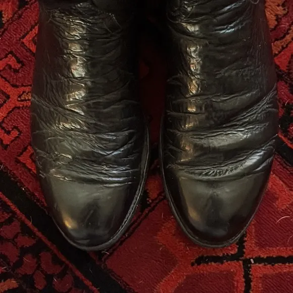 Justin Boots Black Cowboy Boots Men’s 9 1/2 D