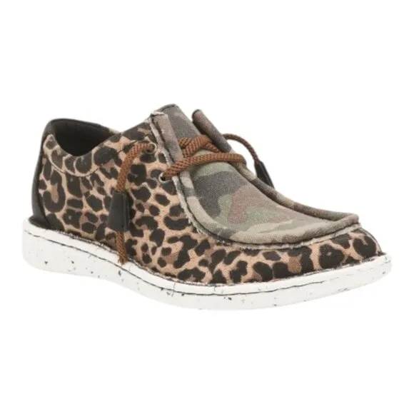 JUSTIN BOOTS Canvas Hazer Slip On Shoes size various