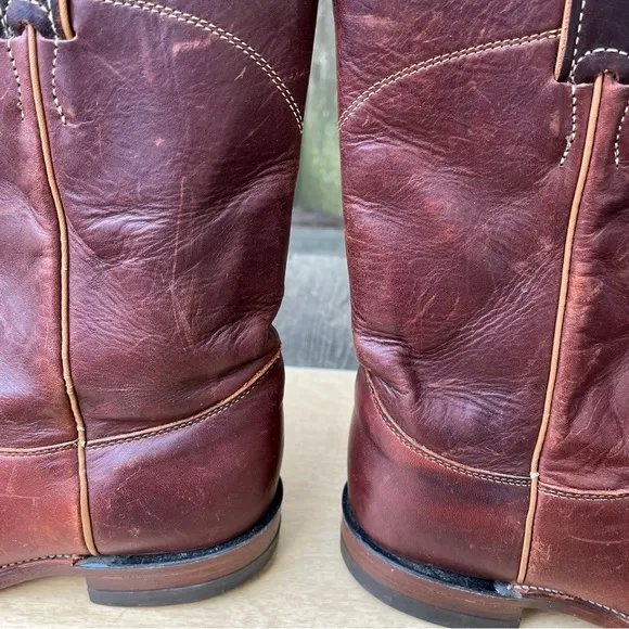 Justin Boots Men’s Roper Cowboy Boots Sz 7.5 EE