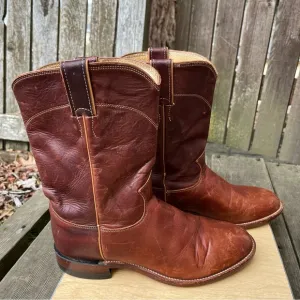 Justin Boots Men’s Roper Cowboy Boots Sz 7.5 EE