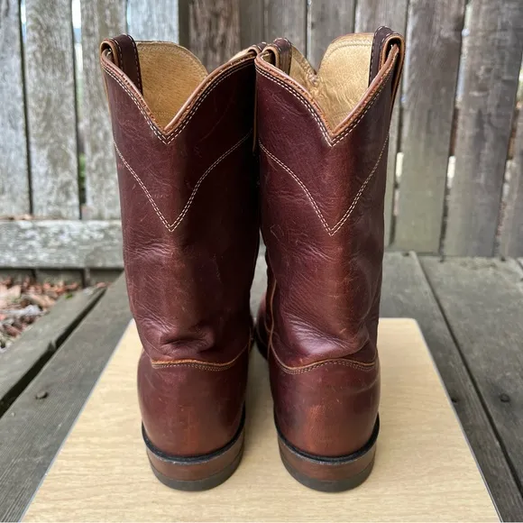 Justin Boots Men’s Roper Cowboy Boots Sz 7.5 EE