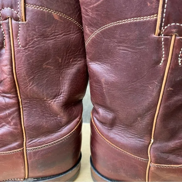 Justin Boots Men’s Roper Cowboy Boots Sz 7.5 EE