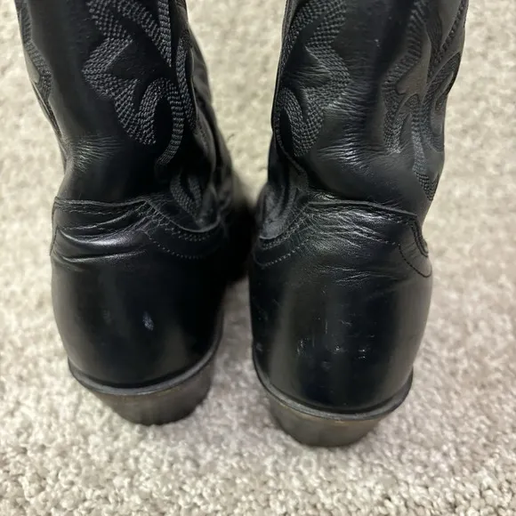 Justin Boots Women's 8B Western Cowboy Boots Black