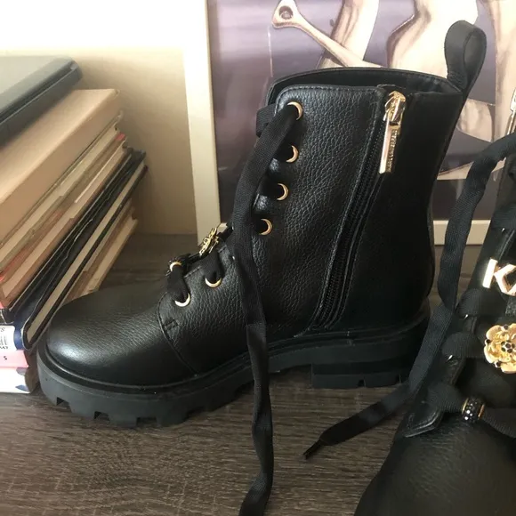 Karl Lagerfeld Black Women's Boots Sz 5.5