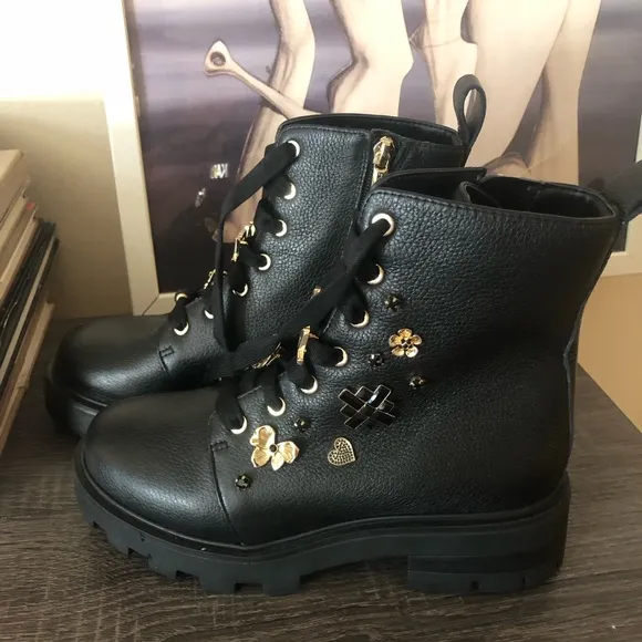 Karl Lagerfeld Black Women's Boots Sz 5.5