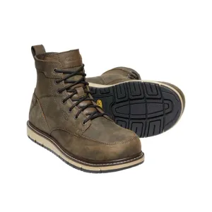 KEEN Utility Boots Size 12D Brown Leather Waterproof San Jose 6&quot;