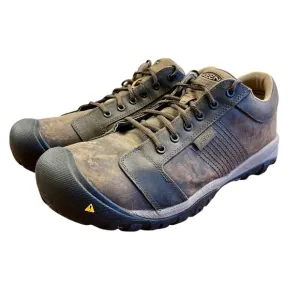 KEEN Utility La Conner ESD Shoe Sz 14 Low Height Leather Aluminum Toe Work Mens