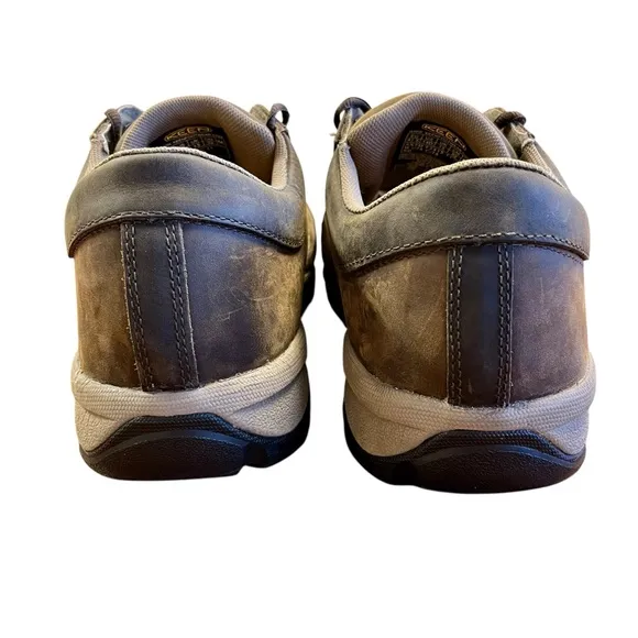 KEEN Utility La Conner ESD Shoe Sz 14 Low Height Leather Aluminum Toe Work Mens