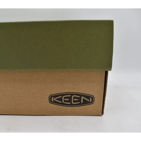 Keen Mens Size 8.5 Hoodcamp FR Black Olive Sky Captain Slip On Shoes