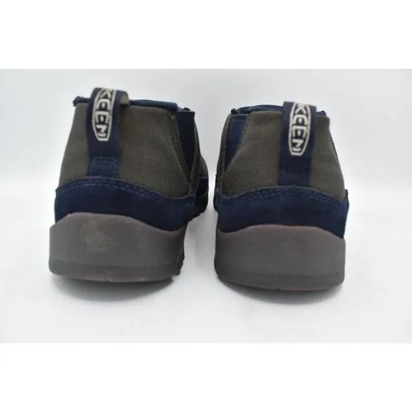 Keen Mens Size 8.5 Hoodcamp FR Black Olive Sky Captain Slip On Shoes