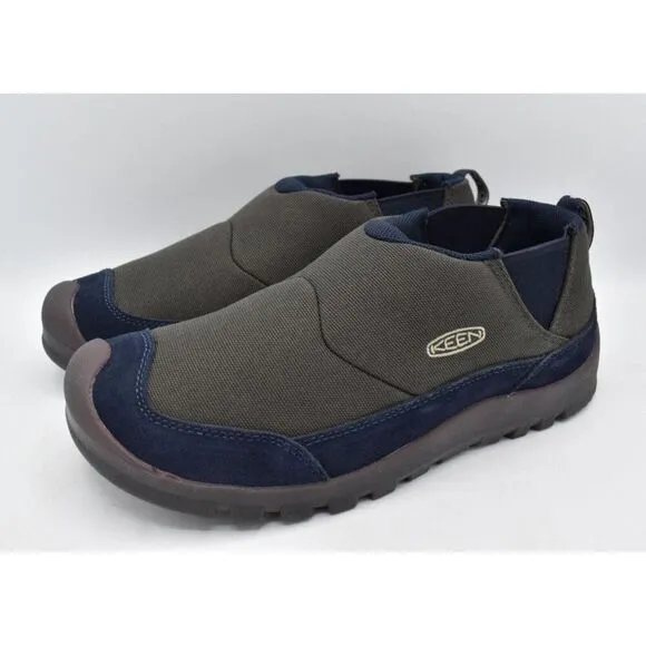 Keen Mens Size 8.5 Hoodcamp FR Black Olive Sky Captain Slip On Shoes