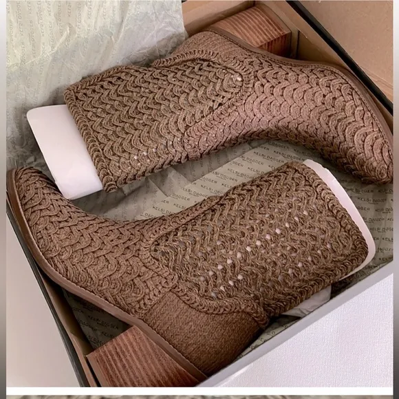 KELSI DAGGER BROOKLYNEMERY WOVEN BOOTS
