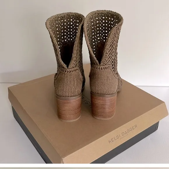 KELSI DAGGER BROOKLYNEMERY WOVEN BOOTS