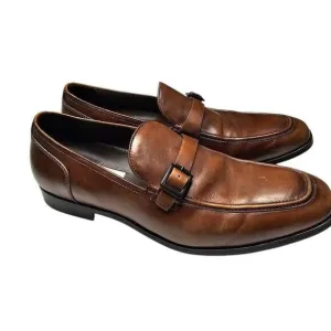 Kenneth Cole New York On Lock Bike Toe Dress Shoes, Cognac - Men's Dress Shoes S