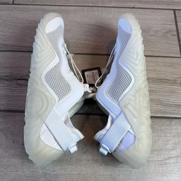 Kenzo Paris Wave Runway Mesh Shoes Mens Size 45 White