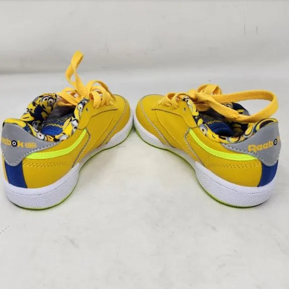 Kids 10.5 Reebok CLub C 95 Minions classic shoes