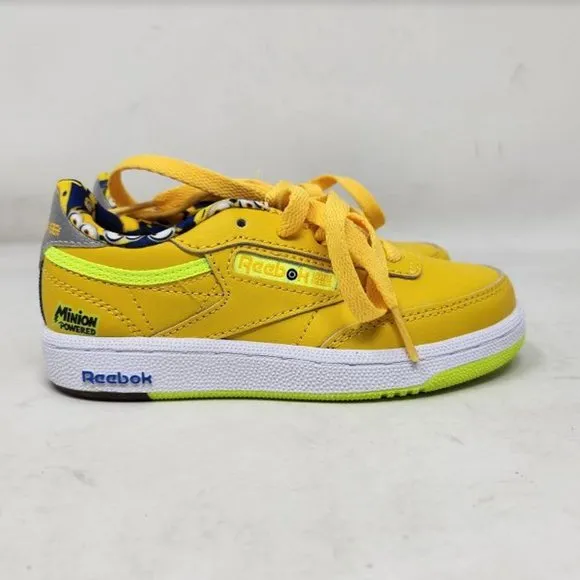Kids 10.5 Reebok CLub C 95 Minions classic shoes